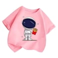 thumbnail image 1 of WEAIXIMIUNG T-Shirts Amusants pour Garçons Petite Fille et Petit Garçon Motif Mignon Col Rond Manches Courtes T-Shirt d'Été Décontracté, 1 of 3