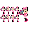 JA-RU Disney Stretchy Toys Mickey & Minnie Figures Squish & Pull Toys (8 Minnie Figure) Clubhouse Disney Anxiety Calming Fidget Toy, Stress Toys, Birthday Party Gifts for Kids, Boys & Girls. W-B-6900-