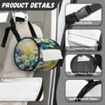 thumbnail image 6 of ZIATUBLE Daisy Paper Towel Dispenser Oil Painting Travel Hanging Tissue Box Dustproof Camping Toilet Paper Holder with Adjustable Strap Paper Dust Cover Storage Bag Home Decor, 6 of 7