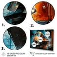 thumbnail image 3 of Designart "Train Dynamic composition" Transportation Floater Framed Wall Decor, 3 of 7