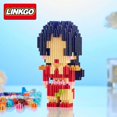 thumbnail image 5 of Figuras de bloques de construcción de One Piece Linkgo Micro, Boa, Doflamingo, cocodrilo, Gekko, Moria, Anime, diamante, ladrillo, juguete para niños, 5 of 5