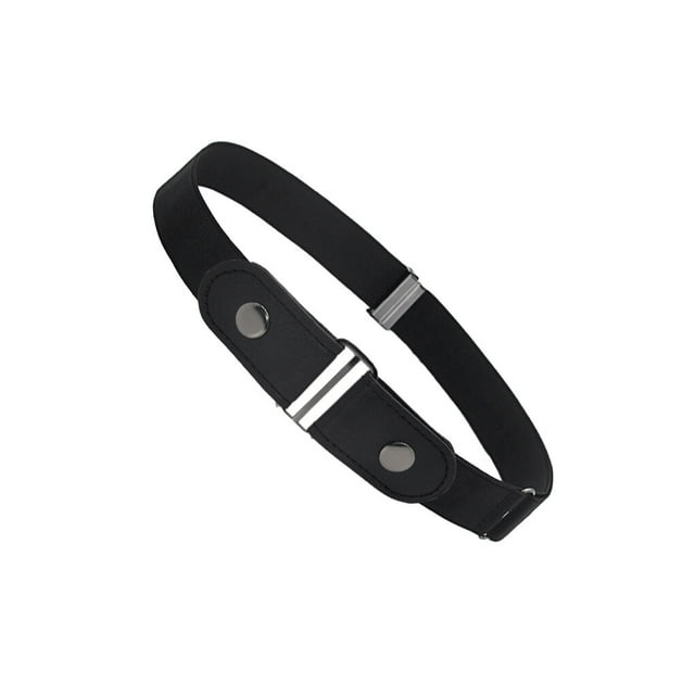 Ceinture Sans Boucle Invisible Alliage Homme Femme Ceintures Invisibles Mode Durable Commodité Élastique Unisexe Homme Multicolore Accessoire DIY Jeans Bande Noir
