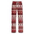 thumbnail image 5 of Christmas Pajama Bottoms for Women Xmas Graphic Lounge Long Pj Pants Christmas Holiday Relaxed Fit Comfy Pants, 5 of 6
