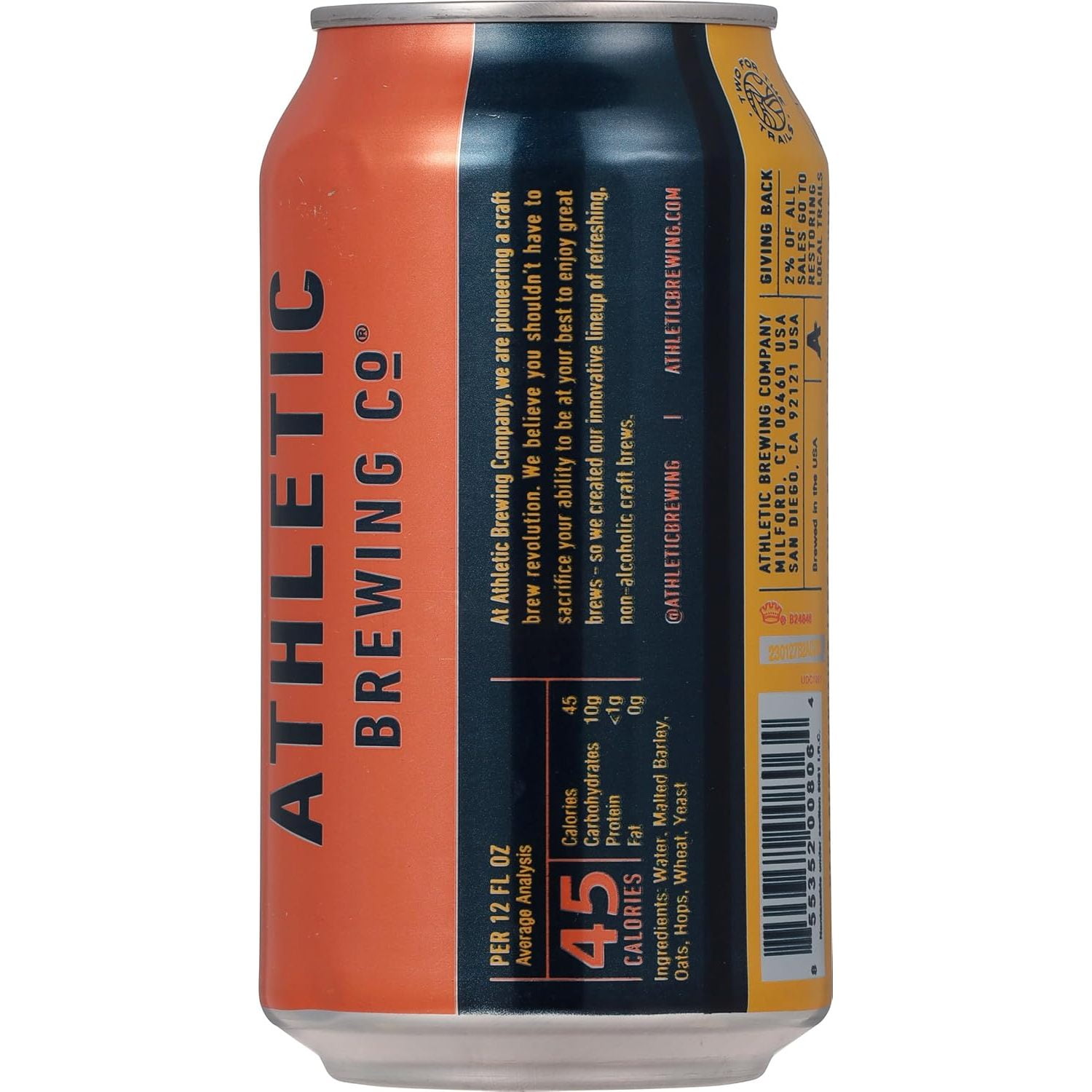 YBQF Craft Non-Alcoholic Beer - 6-Pack Cerveza Atletica and 6-Pack Upside Dawn - Low-Calorie, Award Winning - All Natural Ingredients For A Great Tasting Drink - 12 Fl Oz Cans