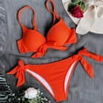 thumbnail image 4 of Lopeceal Women's Two Piece Bikini Sets Push Up Halter Bikini Bathing Suit Adjustable 2 Piece Swimsuit, 4 of 8