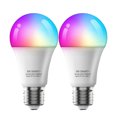 thumbnail image 2 of Bombilla de luz inteligente wifi 9W E27 Control de sincronización RGB Cambio de color regulable para hogar AC100-130V dormitorio 2 piezas Sunnimix bombilla inteligente, 2 of 8
