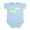 Sky Blue, variant on CafePress - Shred Body Suit - Baby Light Bodysuit, Size Newborn - 24 Months