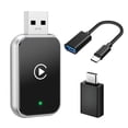 thumbnail image 1 of Adaptador Inalámbrico CarPlay para Coche para Android AUTO WiFi y Bluetooth. Actualización de CarPlay con Cable A CarPlay Inalámbrico con Adaptador USB-C., 1 of 8