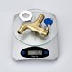 thumbnail image 3 of Grifo de agua con llave de bloqueo, grifo de lavadora de Metal de un solo orificio antirrobo para el hogar Kuyhfg Sin marca, 3 of 4