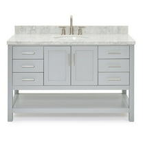 Ariel S055scwovo Magnolia 54" Free Standing Single Basin Vanity Set - Grey