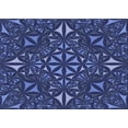thumbnail image 1 of Ahgly Company Machine Washable Indoor Rectangle Transitional Denim Dark Blue Area Rugs, 5' x 8', 1 of 7