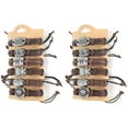 thumbnail image 2 of Pulsera elegante, 2 juegos de pulsera de cuero de PU Pulsera de cuero de PU Innovación moderna, 2 of 12