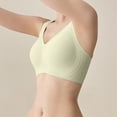 thumbnail image 3 of Gymayou Seamless Wireless Bra For Women No Wire Comfort Everyday Bra djustable Wide Strap Soft Sleep Lounge Bra With Removable Thin Pads Green M, 3 of 8