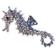 thumbnail image 1 of Broche de cristal de imitación Zulema caballo azul Pin de broche de caballo de mar, 1 of 8