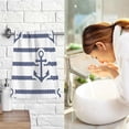 thumbnail image 7 of Dreamtimes 16x28 Inch Face Hand Towel Set Navy Blue Striped Rope and Anchor Cotton Washcloths, Quick-Dry Highly Absorbent Bath Towels 2 Pcs for Bathroom Ktichen Travel SPA Gym, 7 of 7