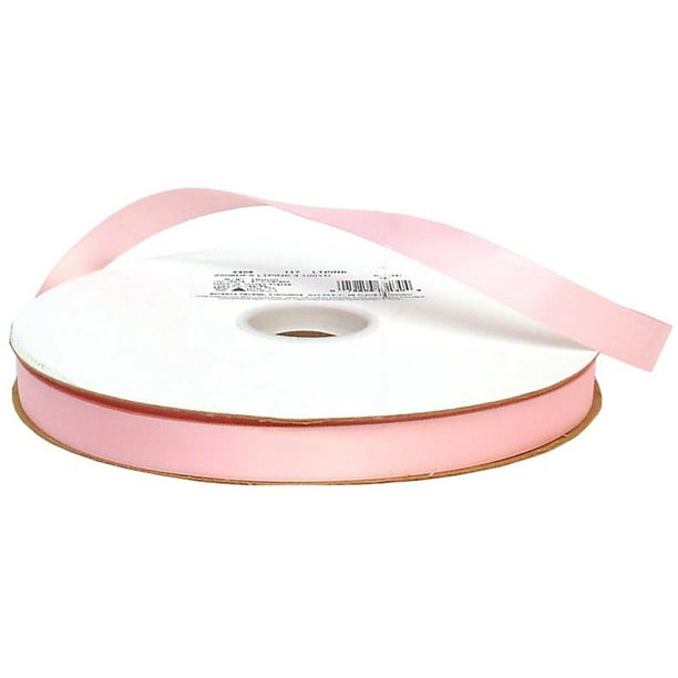 Offray Ribbon Doubleface Satin 5/8" Light Pink