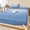 Light Blue, variant on Full Size Fitted Sheet Set - Boho Floral 3 Piece Bedding Sets 16" Deep Pocket Fitted Sheet with 2 Pillowcases Spring Vintage Abstract Art Flowers Brushed Microfiber Hotel Luxury Bed Sheets