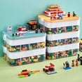 thumbnail image 3 of ziyahi Stacking Boxes For Efficient Storage And Clutter-free Spaces Large Storage lemon-yellow 2 without partition, 3 of 6