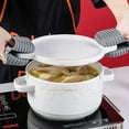 thumbnail image 5 of (Square-Gray)Mini Silicone Oven Mitts Set, Oven Mitts Heat Insulation, Oven Gloves for Kitchen Cooking and Baking, Protecting Fingers Mini Oven Hand Clips are Sold in Pairs, 5 of 5