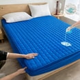 thumbnail image 3 of Soft Breathable Mattress Topper with Deep Pocket, Waterproof Mattress Protector for Bedroom, Dorm, Hotel, 3 of 3