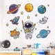 thumbnail image 2 of Adhesivos de pared con dibujos animados de astronautas y aventuras espaciales, 30 x 60 cm, 2 of 4