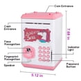 thumbnail image 2 of Hucha Electrónica Para Niños, Caja De Ahorro De Dinero En Efectivo, Caja De Dinero Con Bloqueo De Contraseña De Escaneo Facial Y Huellas Dactilares Vogacara FN007925-01, 2 of 6