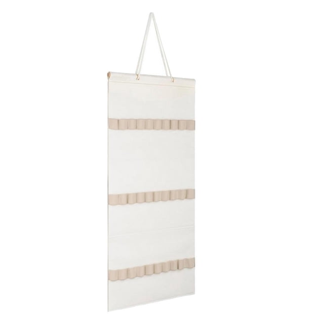 Soporte para diademas para niñas y mujeres, 30 lazos elásticos, organizador de aros para el cabello, diadema Blanco