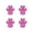 Pink#6, variant on huayou Durable Paw Shaped Dog Foot Pads, Non Slip Traction Surface, Self Adhesive Design, Decoration, for Pet Outdoor Walk, Indoor Floor, 2.76x2.48 inch, Pink