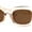 Beige Brown, variant on Mod Womens Square Large Cat Eye Sunglasses Beige Brown