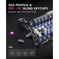 thumbnail image 3 of Teclado GravaStar Mercury K1 Pro inalámbrico RGB con 75% de distribución, 3 of 9