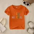 thumbnail image 6 of XEGLSBU Shirts for Girls 5T Summer Short Sleeve Top for Big SisterCute Sailor Collar Shirt Shirt 1 13 Years Old Orange Size 2-3 Years, 6 of 7