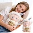 thumbnail image 1 of White Lamb & Cute Stuffed Sheep Doll Plushie In 2 Sizes Perfect For Girls And Kids, 1 of 6