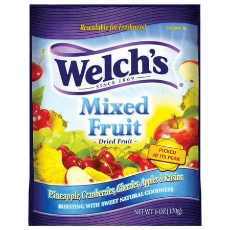 Welchs Welchs Dried Fruit, 6 oz