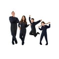 thumbnail image 2 of Little Boys Infant Toddler Navy Blue Fleece Footed Pajamas Sleeper, 2 of 2