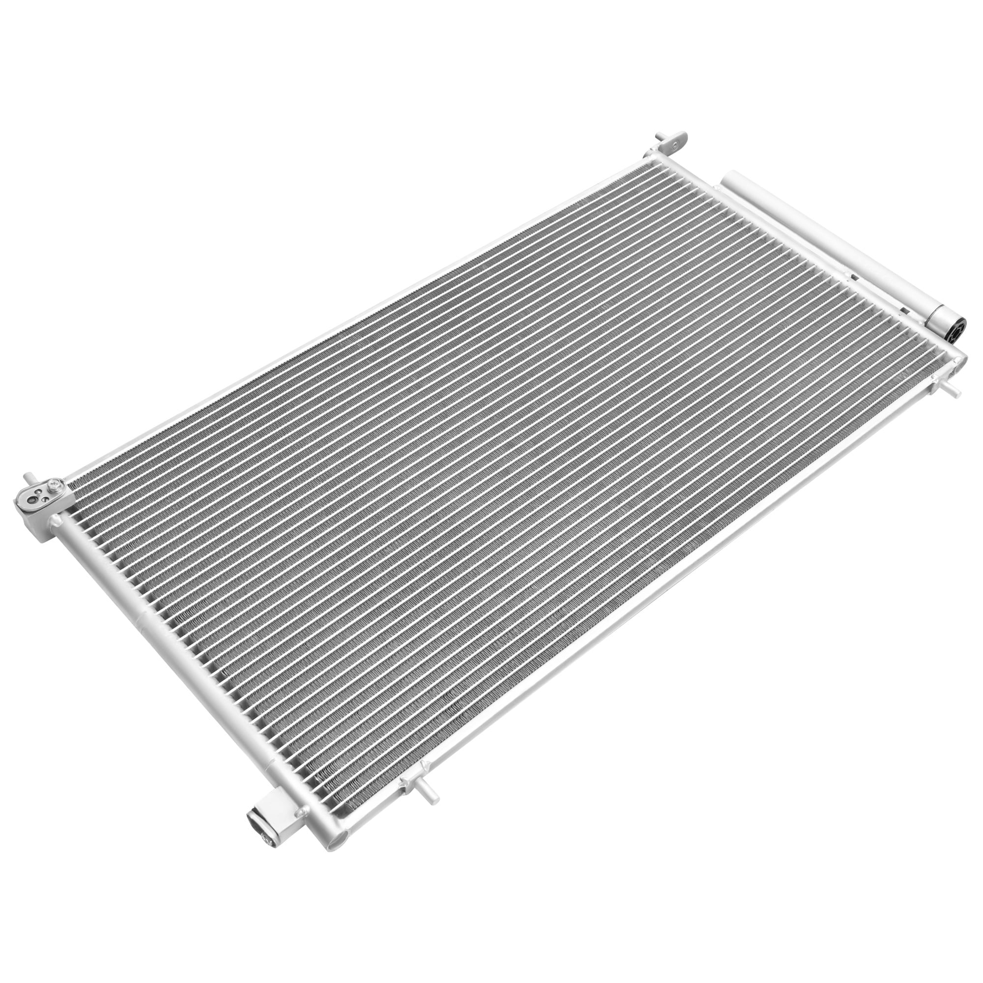 LEDKINGDOMUS AC Condenser for 2002-2006 Honda CR-V & 2003-2011 Element L4 2.4L, Replacement OEM#80110S9A013, Premium Aluminum, Leak Tested 2.94MPa, High-Density Louvered Fins