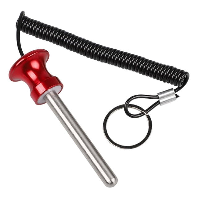 Almencla Weight Stack Pin Magnetic Aluminum Alloy Easy to Install Fitness Accessories Red