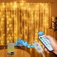 thumbnail image 3 of Cortina de luces LED con control de voz RGB y música USB inteligente para exteriores, luces decorativas para fiestas, cadena de luces para acampar, 3 of 6