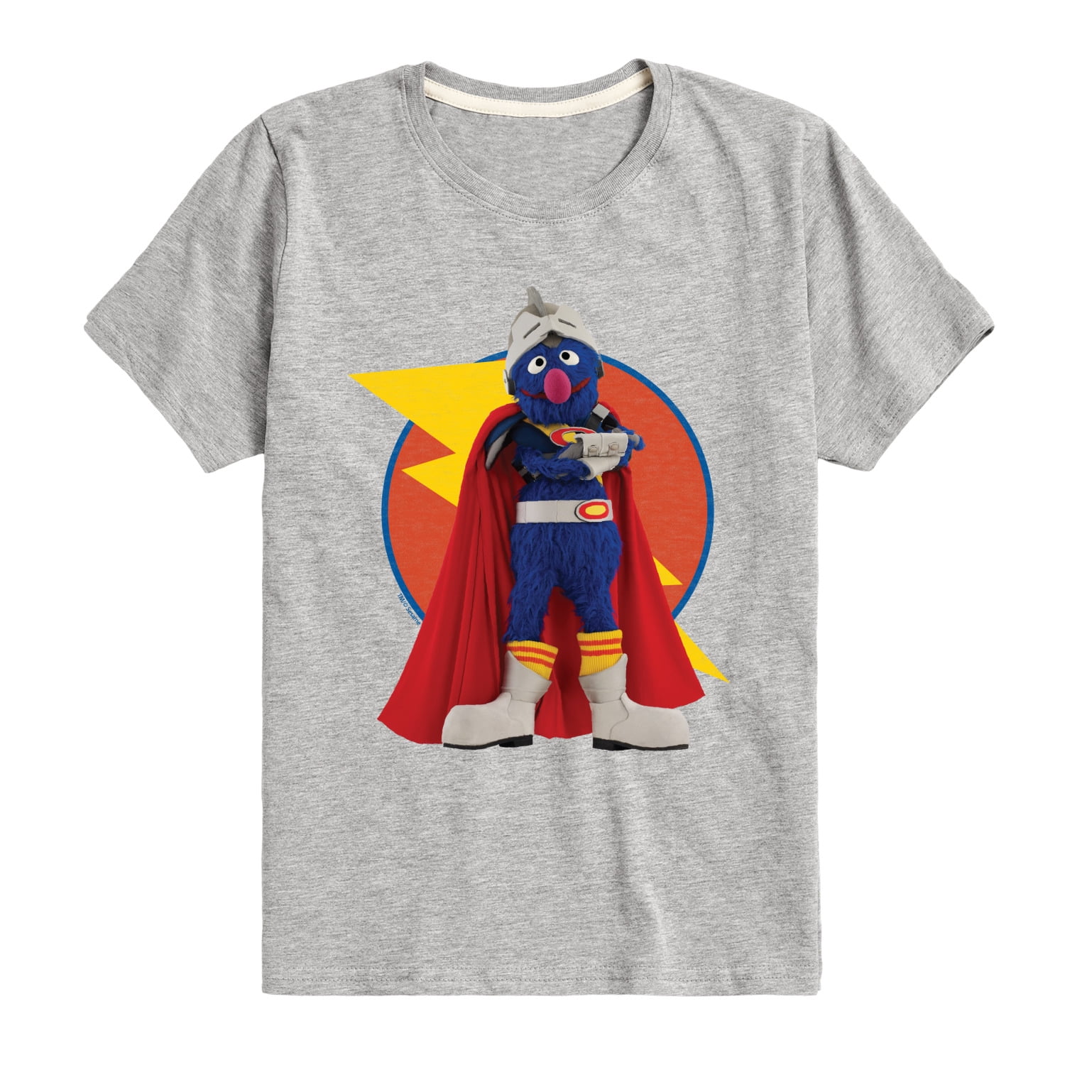 Sesame Street - Super Grover Short Sleeve Graphic T-Shirt