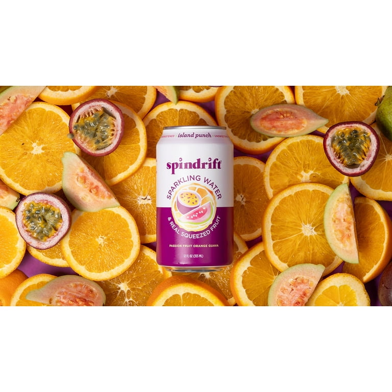 Spindrift Island Punch Sparkling Water, 12 fl oz, 8 Pack photo 4