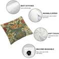 thumbnail image 4 of CMMY Home Furnishings Throw Pillow Covers Decorative Boho Pillow Covers for Couch Living Room Yellow Rose Square Pillow Cases 2pcs for Cozy Bedroom Decor 24x24in, 4 of 6