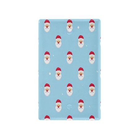 IAUYY Retardant PC Material Unused Outlet Cover Switch Plate Covers Easy DIY Installation with Screws Light Switch Cover Plate Santa Claus Is Adorable