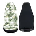 thumbnail image 6 of XYZCANDO Elastic Vehicle Seat Covers Auto Sedan SUV, Anti-Slip Washable Front Seats Protector 2 Pack Polyester Fabric Palm Tree Pattern, 6 of 10