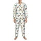 thumbnail image 3 of Fotbe happy new year Raccoon Pijama de Hombre con Estampado de Manga Larga, Conjunto de 2 Piezas, Ropa de Dormir Suave y Cómoda con Bolsillos-Large, 3 of 7