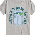 thumbnail image 3 of Sesame Street - Staying In My Can - Toddler and Youth Short Sleeve Graphic T-Shirt, 3 of 5
