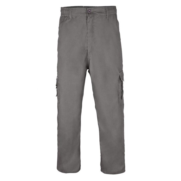 Krisp - Pantalón multibolsillos para chico hombre (Gris)