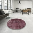 thumbnail image 3 of Ahgly Company Indoor Rectangle Abstract Tulip Pink Abstract Area Rugs, 8' x 12', 3 of 6