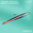 thumbnail image 3 of O'Creme Curved Tweezers 6.25 Inch Fine-Point Stainless Steel 6.25", Multicolored, 3 of 6
