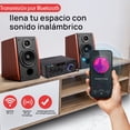 thumbnail image 2 of Amplificador Estéreo de 200W con Bluetooth Pyle, Receptor de Audio de Canal Doble, Pantalla LED, RCA, USB, SD, Mic, Radio FM, Entrada AUX, Perfecto para Audio en Casa y Computadora, PDA29BU.5, 2 of 7