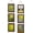 Distressed Brown, variant on 4x6 Collage Picture Frames Set of 2, Rustic Wooden Real Glass Vertical Hanging 3 Opening 4 by 6 Photo Frame, Black