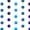 Blue Dots, variant on GORILLA GRIP Scorch Resistant Ironing Board Cover, Silicone Coating, Hook and Loop Fastener Strap, Silver